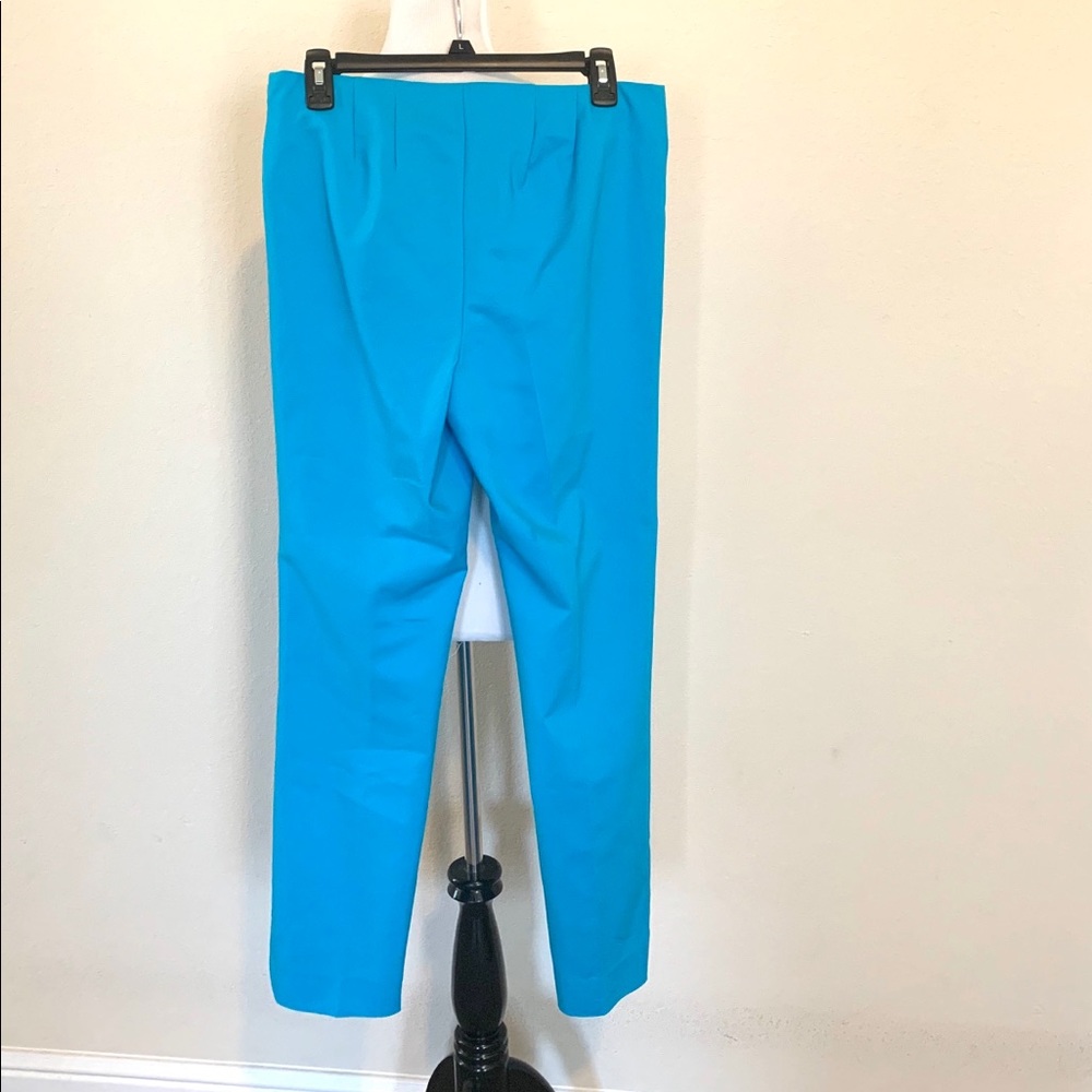Grace Elements, Turquoise Ankle Pants, Flat Front - image 8